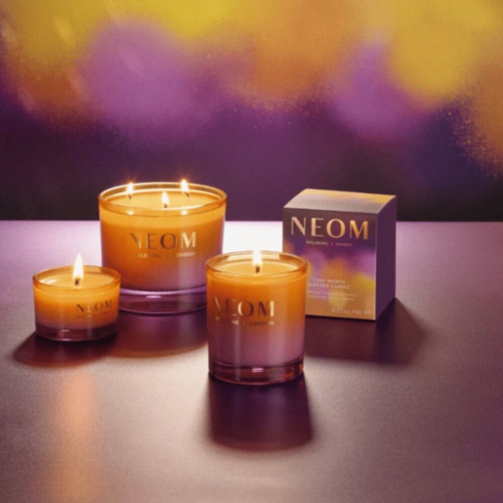 NWT Neom Wellbeing Cosy Nights Scented Candle 1 Wick